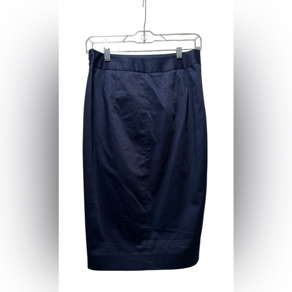 100% Authentic The Limited Pencil Skirt Nautical Navy Buttons NWT Size 2 - Picture 7 of 10